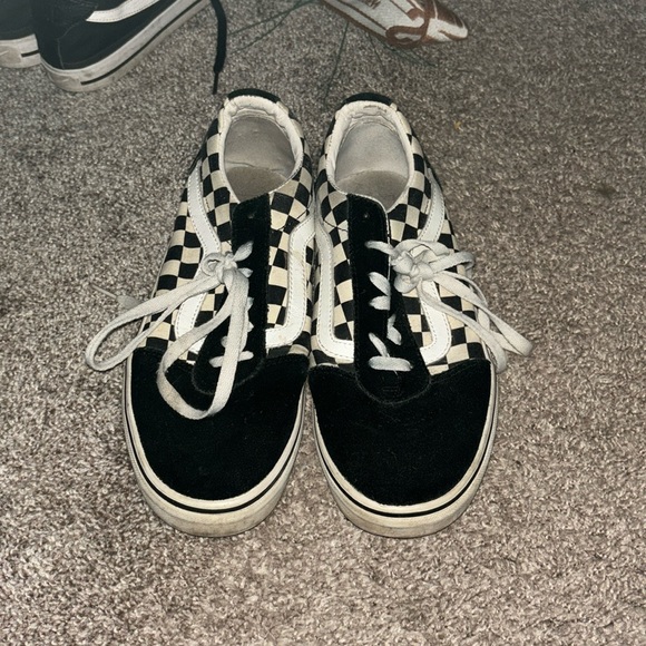 Vans Old Skool Black and White Checkers - Picture 1 of 4